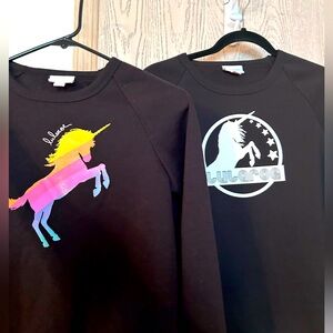 LULAROE kids sweatshirts. White or Multi